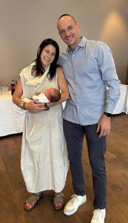 Galit & Mike with Sol.